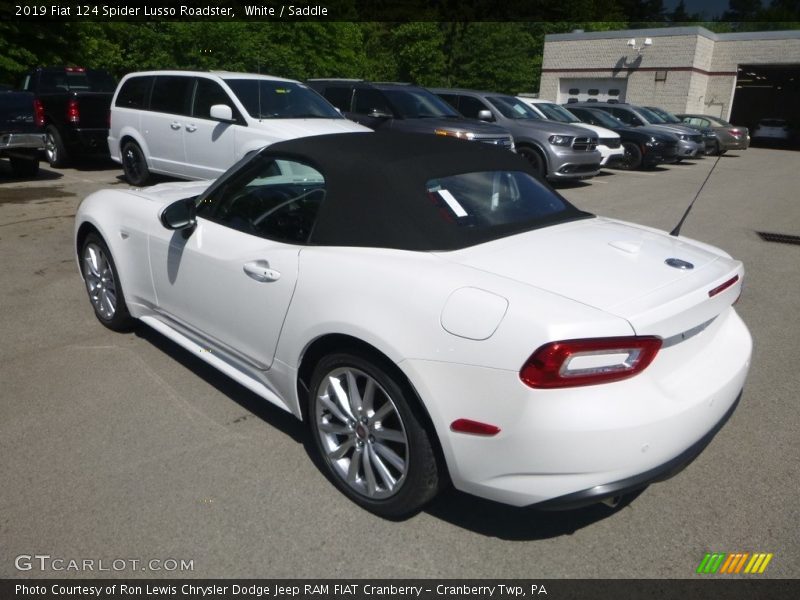 White / Saddle 2019 Fiat 124 Spider Lusso Roadster