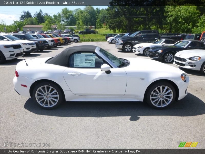 White / Saddle 2019 Fiat 124 Spider Lusso Roadster