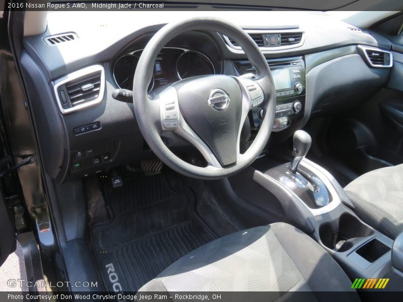 Midnight Jade / Charcoal 2016 Nissan Rogue S AWD