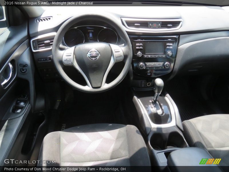 Midnight Jade / Charcoal 2016 Nissan Rogue S AWD