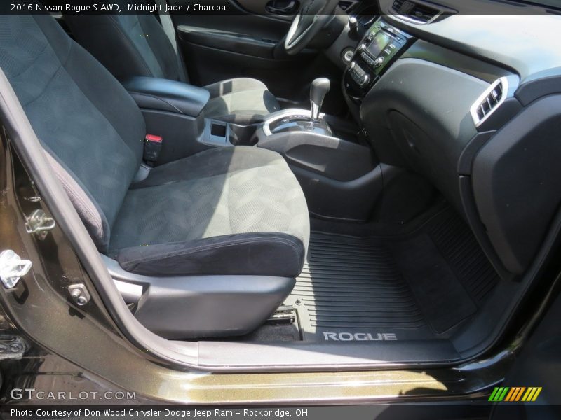 Midnight Jade / Charcoal 2016 Nissan Rogue S AWD
