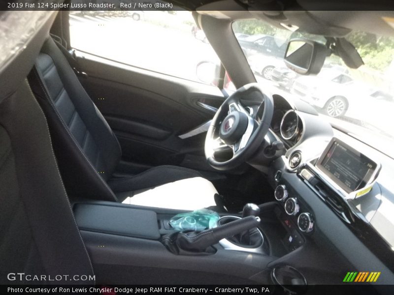 Red / Nero (Black) 2019 Fiat 124 Spider Lusso Roadster