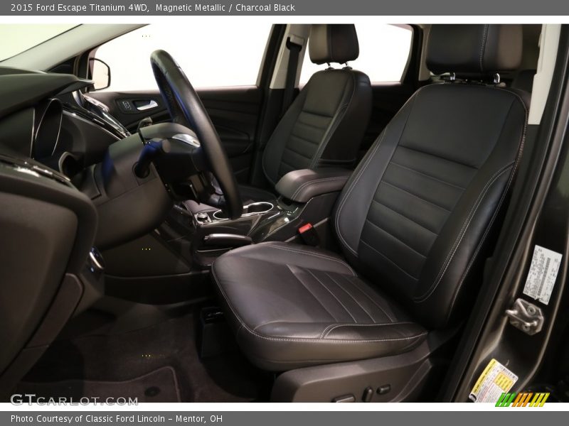 Magnetic Metallic / Charcoal Black 2015 Ford Escape Titanium 4WD