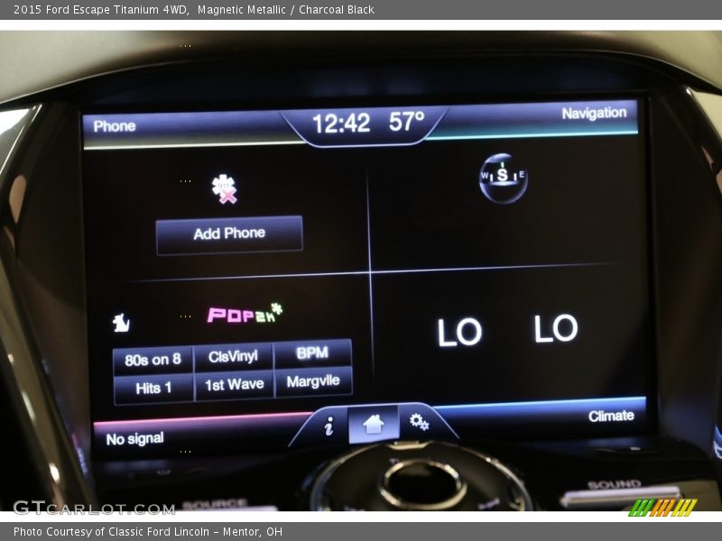 Magnetic Metallic / Charcoal Black 2015 Ford Escape Titanium 4WD