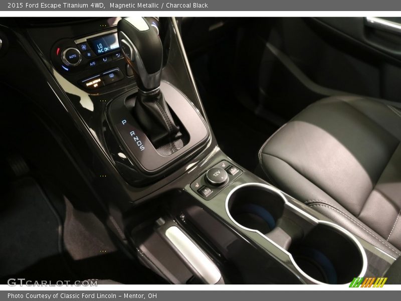 Magnetic Metallic / Charcoal Black 2015 Ford Escape Titanium 4WD