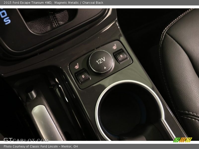 Magnetic Metallic / Charcoal Black 2015 Ford Escape Titanium 4WD