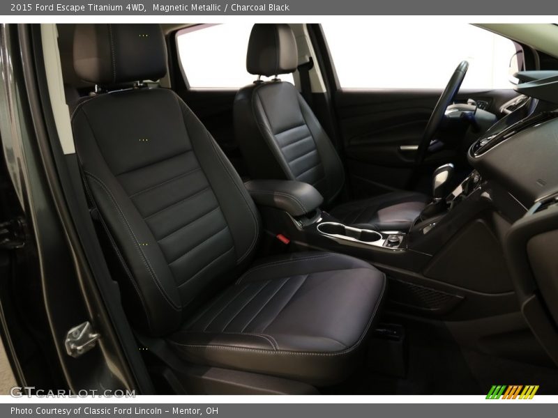 Magnetic Metallic / Charcoal Black 2015 Ford Escape Titanium 4WD