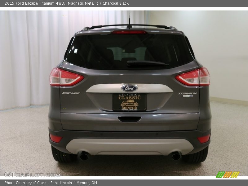 Magnetic Metallic / Charcoal Black 2015 Ford Escape Titanium 4WD