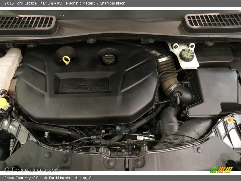 Magnetic Metallic / Charcoal Black 2015 Ford Escape Titanium 4WD
