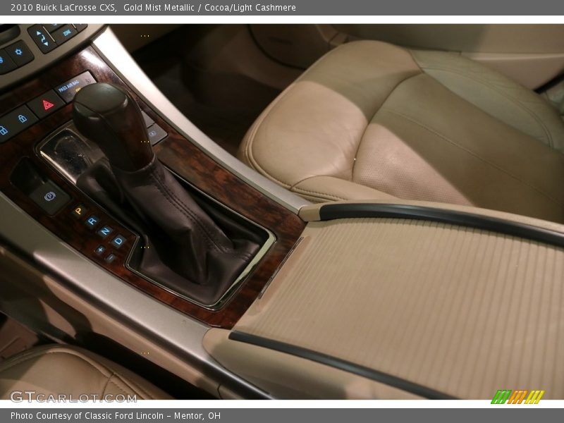 Gold Mist Metallic / Cocoa/Light Cashmere 2010 Buick LaCrosse CXS