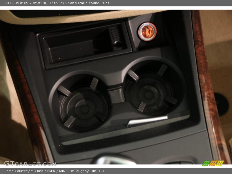 Titanium Silver Metallic / Sand Beige 2012 BMW X5 xDrive50i