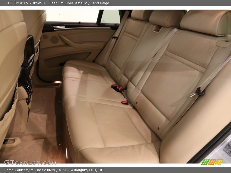 Titanium Silver Metallic / Sand Beige 2012 BMW X5 xDrive50i
