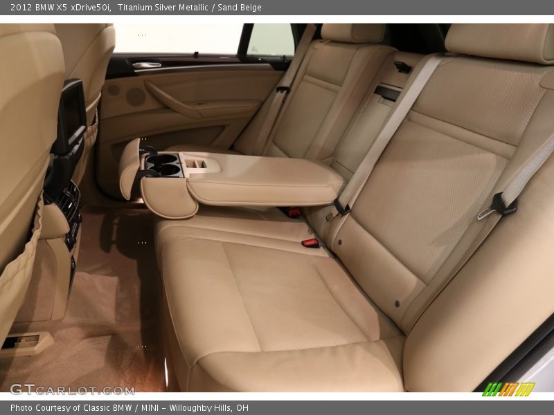 Titanium Silver Metallic / Sand Beige 2012 BMW X5 xDrive50i