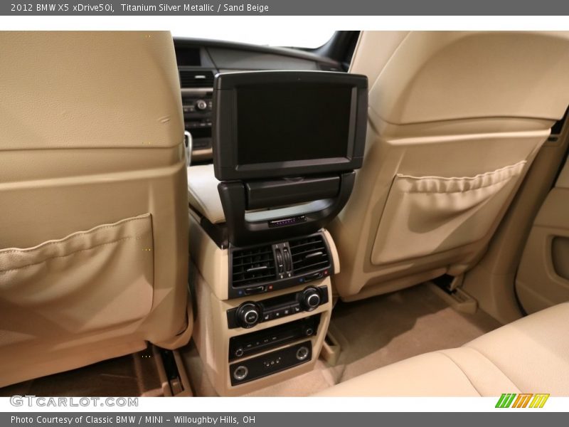 Titanium Silver Metallic / Sand Beige 2012 BMW X5 xDrive50i