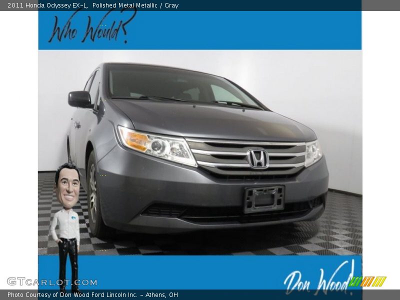 Polished Metal Metallic / Gray 2011 Honda Odyssey EX-L