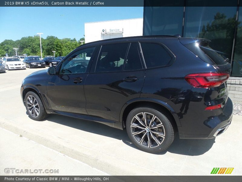 Carbon Black Metallic / Coffee 2019 BMW X5 xDrive50i