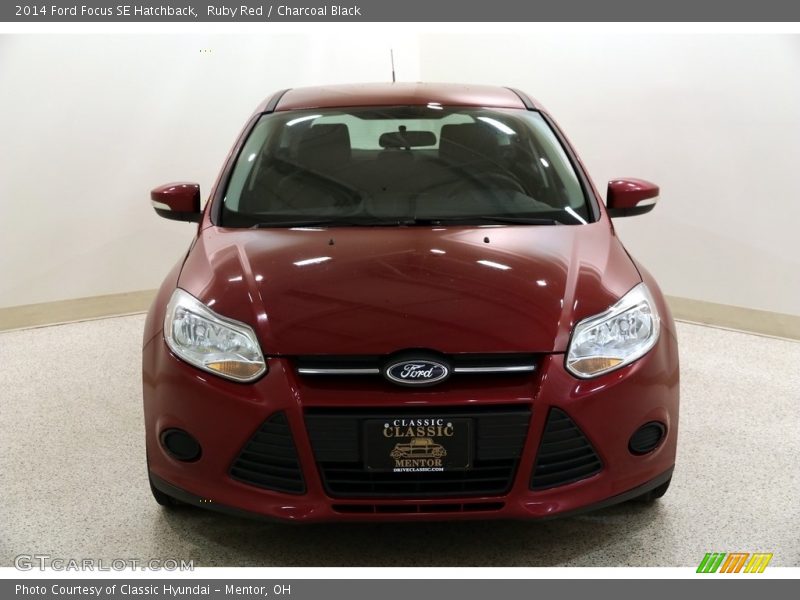 Ruby Red / Charcoal Black 2014 Ford Focus SE Hatchback