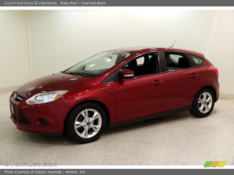 Ruby Red / Charcoal Black 2014 Ford Focus SE Hatchback