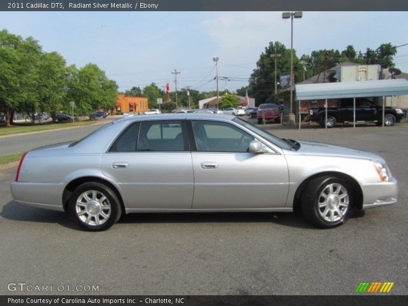 Radiant Silver Metallic / Ebony 2011 Cadillac DTS