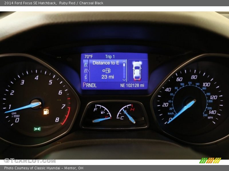 Ruby Red / Charcoal Black 2014 Ford Focus SE Hatchback