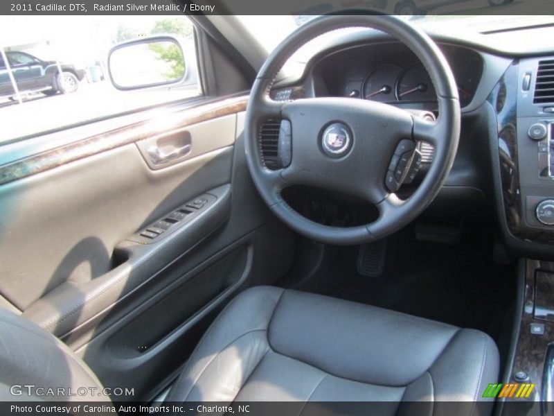 Radiant Silver Metallic / Ebony 2011 Cadillac DTS