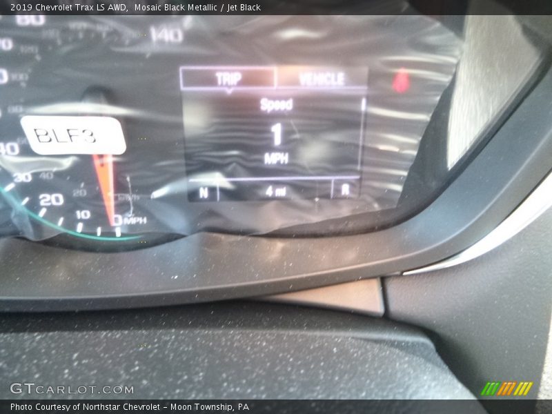 Mosaic Black Metallic / Jet Black 2019 Chevrolet Trax LS AWD