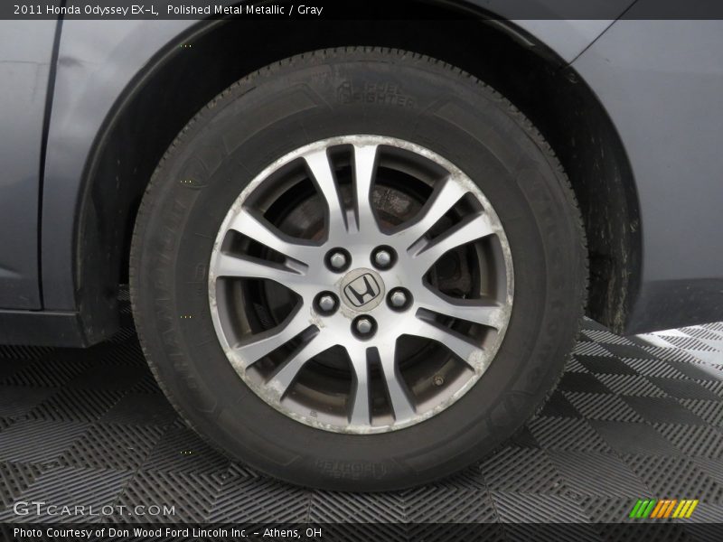 Polished Metal Metallic / Gray 2011 Honda Odyssey EX-L