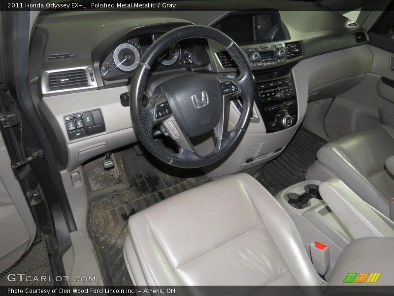 Polished Metal Metallic / Gray 2011 Honda Odyssey EX-L