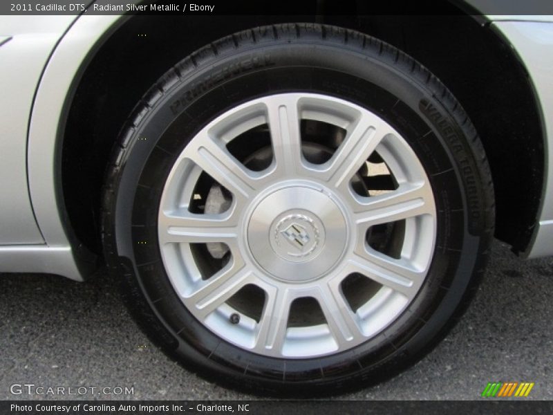 Radiant Silver Metallic / Ebony 2011 Cadillac DTS