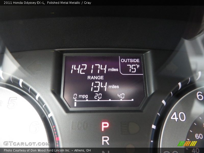 Polished Metal Metallic / Gray 2011 Honda Odyssey EX-L