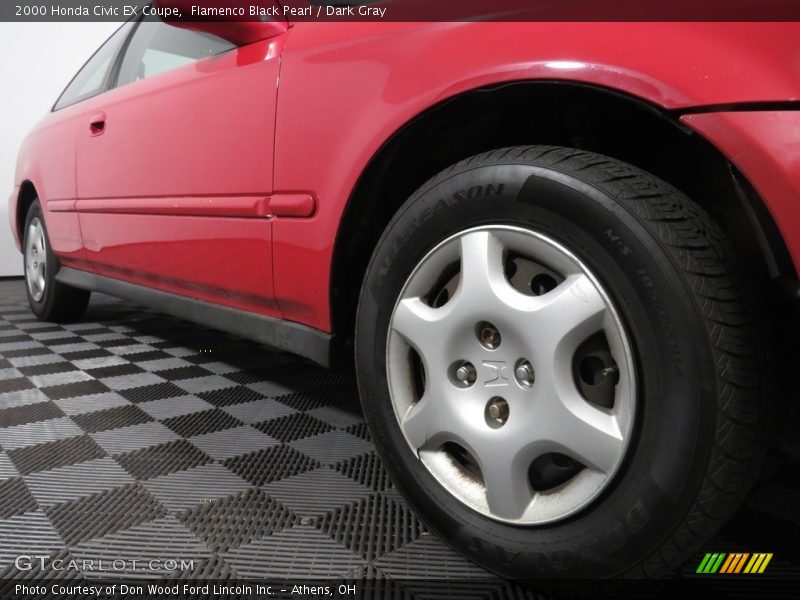 Flamenco Black Pearl / Dark Gray 2000 Honda Civic EX Coupe