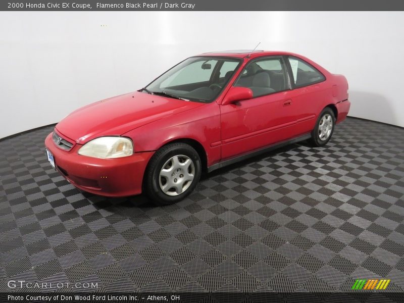 Flamenco Black Pearl / Dark Gray 2000 Honda Civic EX Coupe