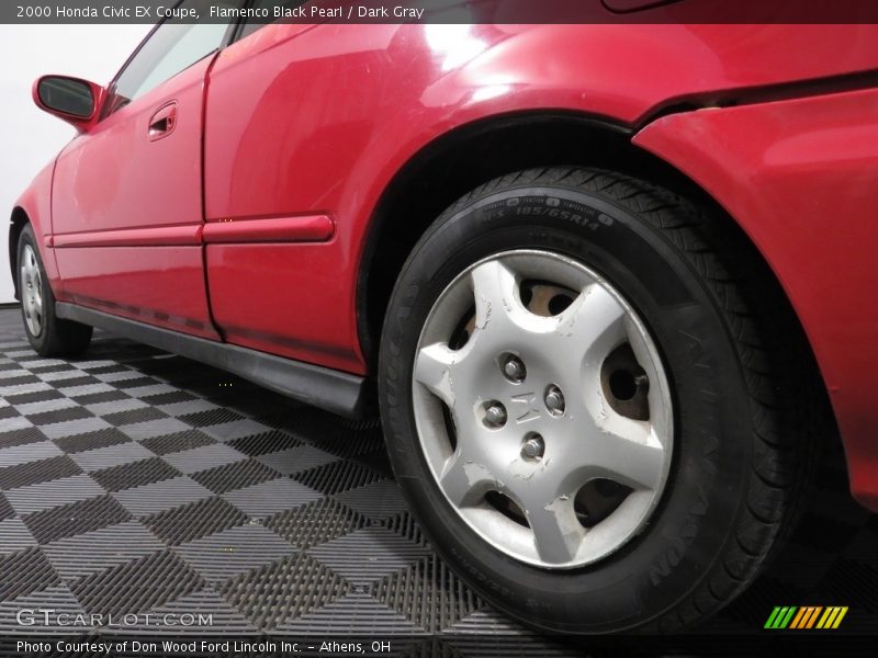 Flamenco Black Pearl / Dark Gray 2000 Honda Civic EX Coupe