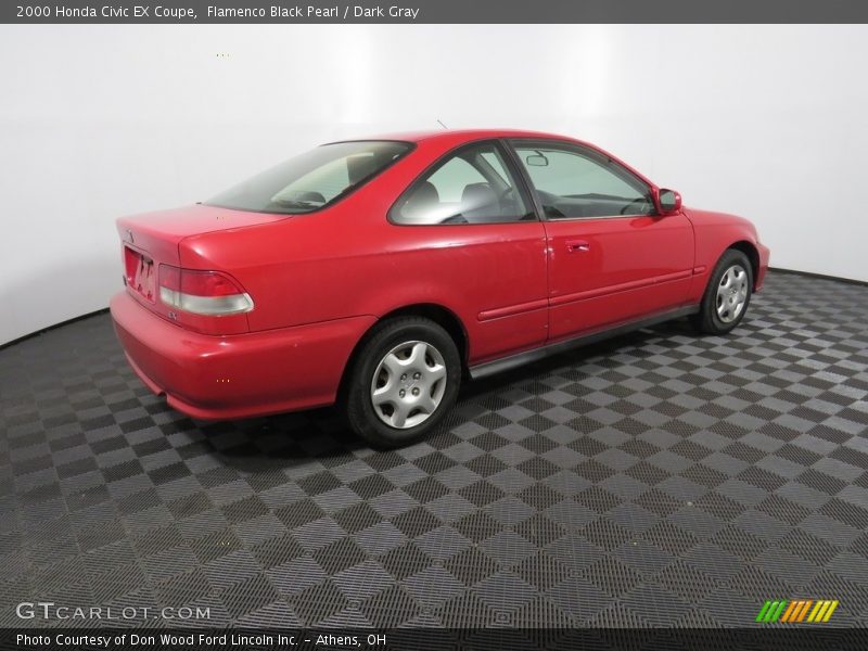 Flamenco Black Pearl / Dark Gray 2000 Honda Civic EX Coupe