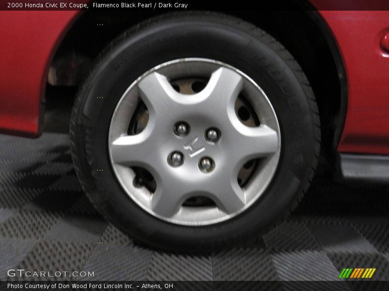 Flamenco Black Pearl / Dark Gray 2000 Honda Civic EX Coupe