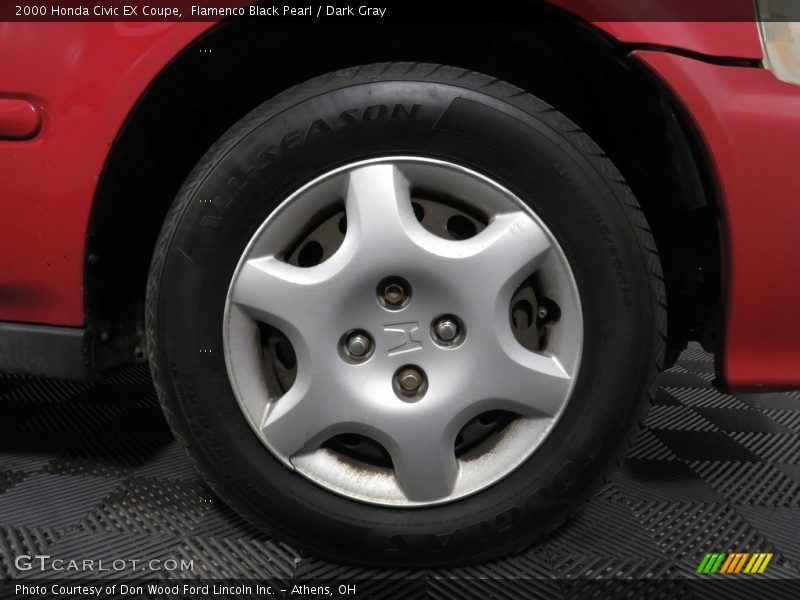 Flamenco Black Pearl / Dark Gray 2000 Honda Civic EX Coupe