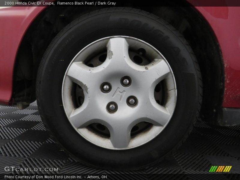 Flamenco Black Pearl / Dark Gray 2000 Honda Civic EX Coupe