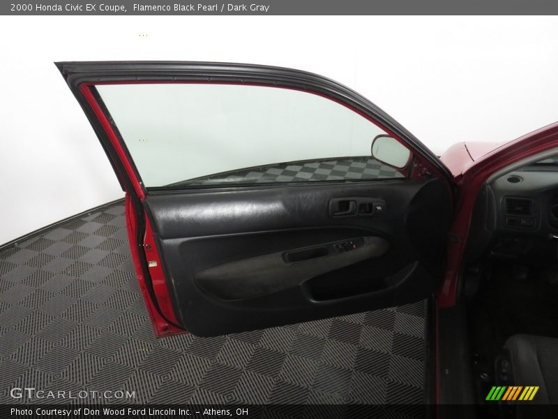 Flamenco Black Pearl / Dark Gray 2000 Honda Civic EX Coupe