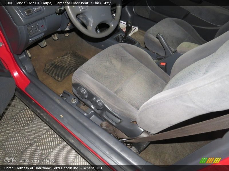 Flamenco Black Pearl / Dark Gray 2000 Honda Civic EX Coupe