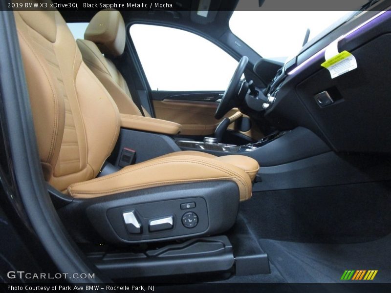 Black Sapphire Metallic / Mocha 2019 BMW X3 xDrive30i