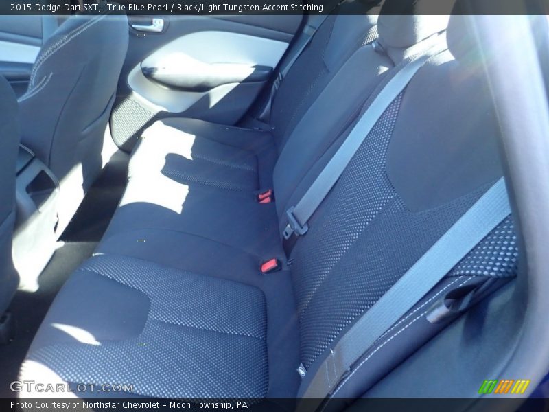 True Blue Pearl / Black/Light Tungsten Accent Stitching 2015 Dodge Dart SXT