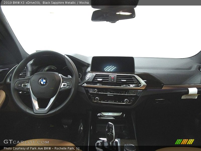 Black Sapphire Metallic / Mocha 2019 BMW X3 xDrive30i