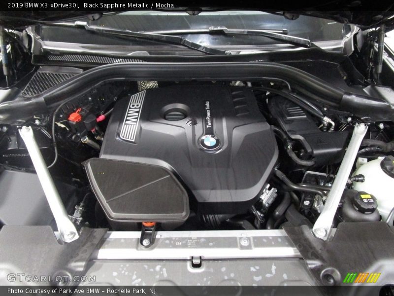 Black Sapphire Metallic / Mocha 2019 BMW X3 xDrive30i