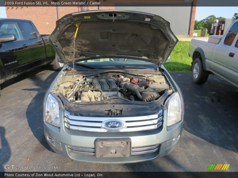 Moss Green Metallic / Camel 2009 Ford Fusion SEL V6