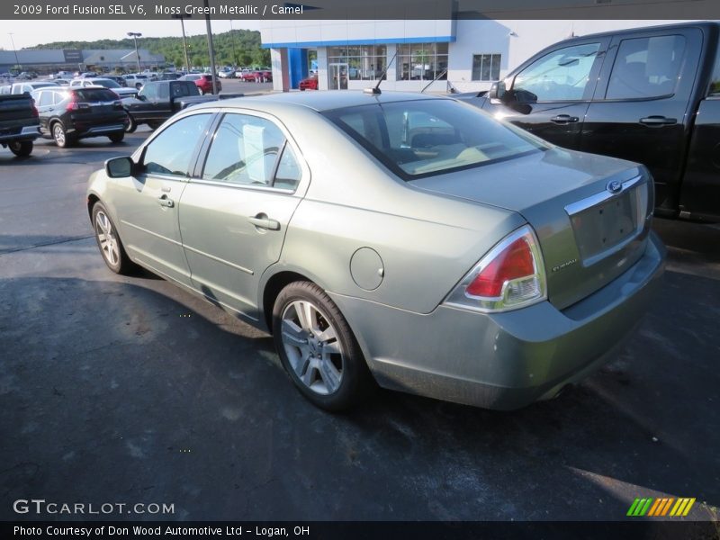 Moss Green Metallic / Camel 2009 Ford Fusion SEL V6