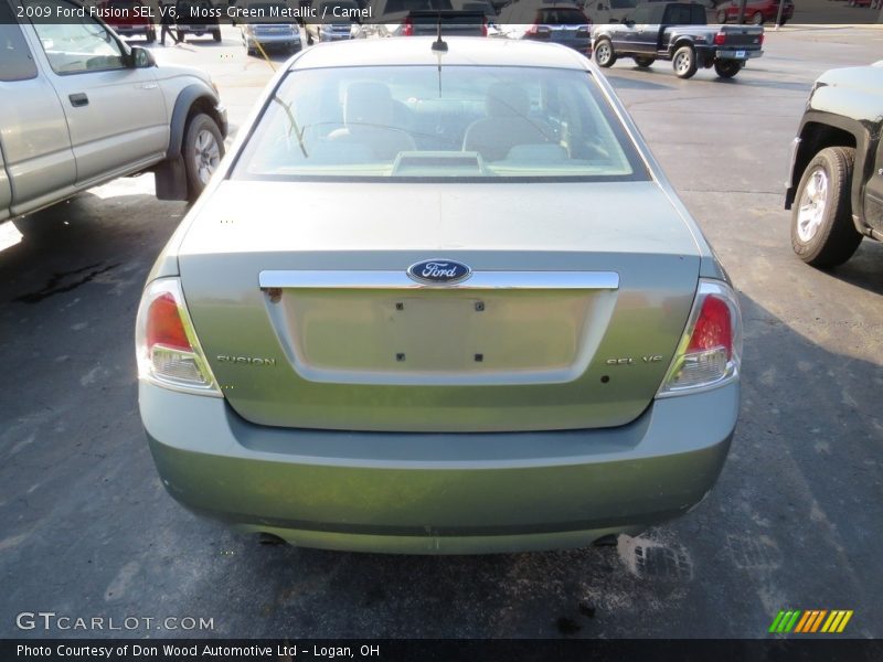 Moss Green Metallic / Camel 2009 Ford Fusion SEL V6