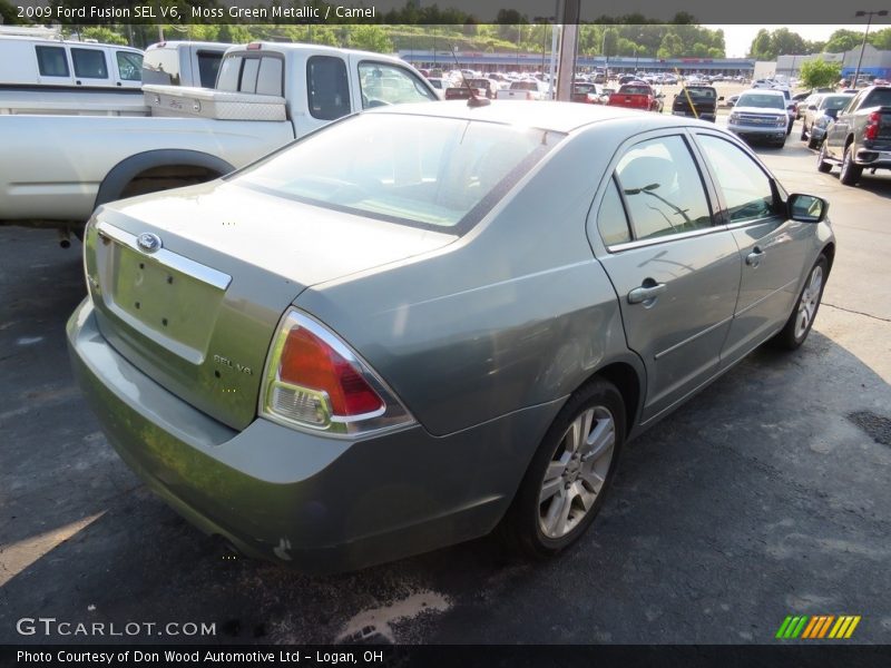 Moss Green Metallic / Camel 2009 Ford Fusion SEL V6