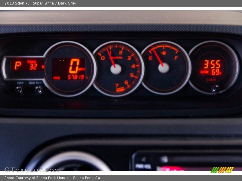 Super White / Dark Gray 2013 Scion xB