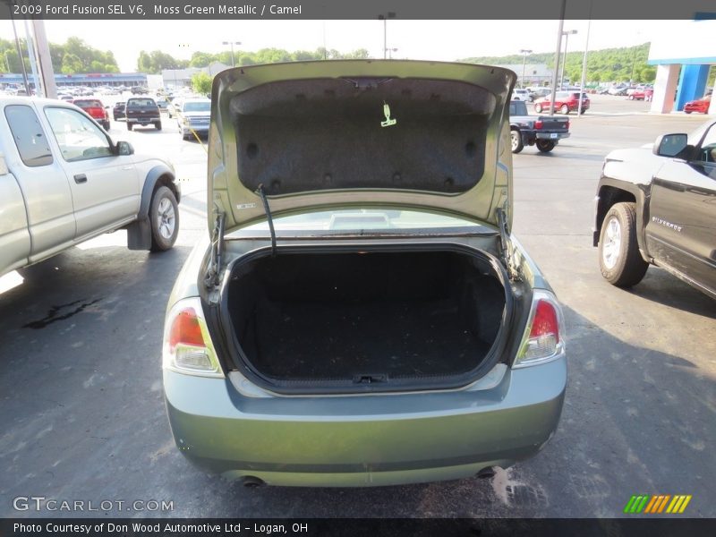 Moss Green Metallic / Camel 2009 Ford Fusion SEL V6