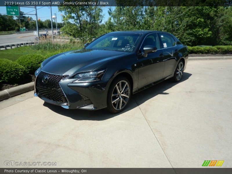 Smoky Granite Mica / Black 2019 Lexus GS 350 F Sport AWD